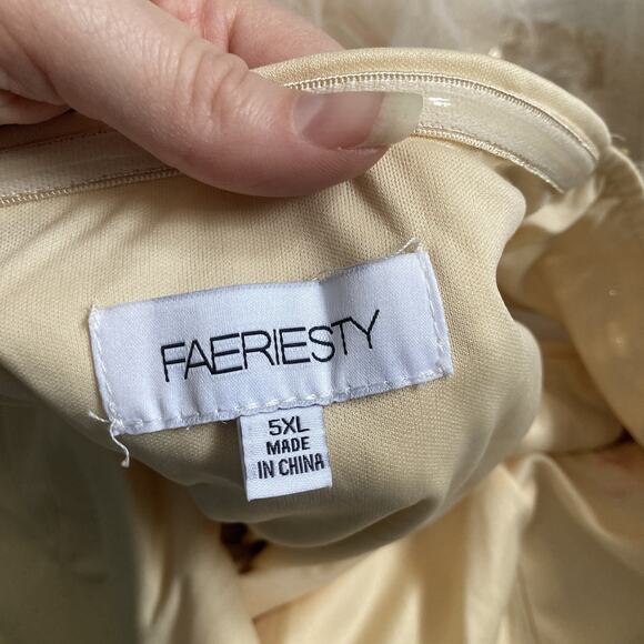 Faeriesty Sequin Tulle Prom Dress Formal Gown Evening Party size 22 - Picture 9 of 15